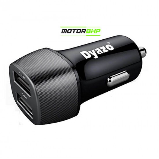  Carbon Fibre Dual Port Car Charger