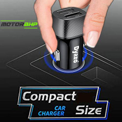 Carbon Fibre Dual Port Car Charger  Carbon Fibre Dual Port Car Charger