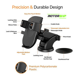 STARiD Mobile Holder One Touch Dashboard & Windshield For Cars Black STARiD Mobile Holder One Touch Dashboard & Windshield For Cars Black