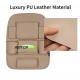 Universal PU 3D Leather Auto Car Seat Back Organizer -Beige