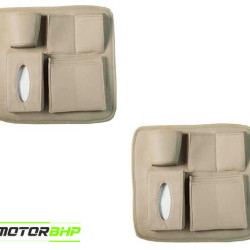 Auto Car Seat Back Organizer -Biege  Auto Car Seat Back Organizer -Biege