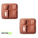  Auto Car Seat Back Organizer -Tan