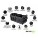  Multi Compartments Collapsible Portable for Boot Organizer Storage Black