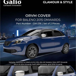 Galio Maruti Suzuki Baleno OVRM Chrome Cover  (2015-Onwards)  Galio Maruti Suzuki Baleno OVRM Chrome Cover  (2015-Onwards)