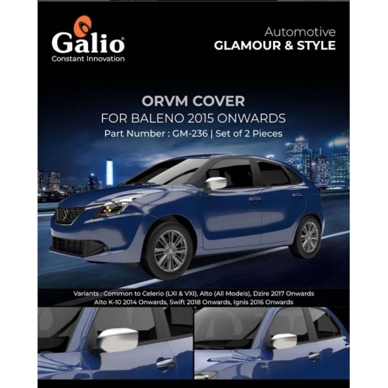 Galio Maruti Suzuki Baleno OVRM Chrome Cover  (2015-Onwards) 