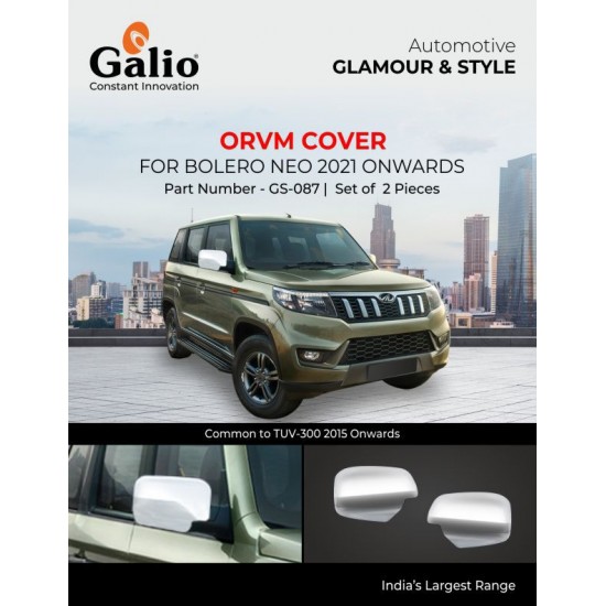 Mahindra Bolero Neo 2021 Onwards OVRM Cover Chrome Garnish 