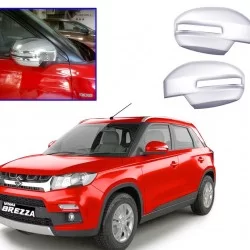 Galio Maruti Suzuki Brezza OVRM Chrome Cover With Indicators Cuts (2016-Onwards) 