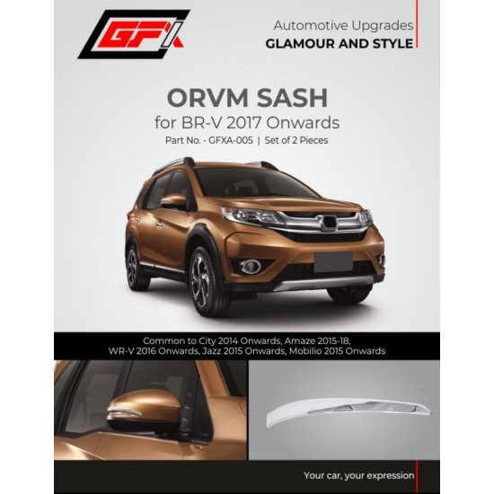 STARiD Honda BR-V OVRM Chrome Sash (2017 Onwards) 