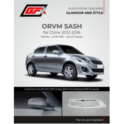 STARiD Maruti Suzuki Dzire OVRM Chrome Sash (2012-2016) 