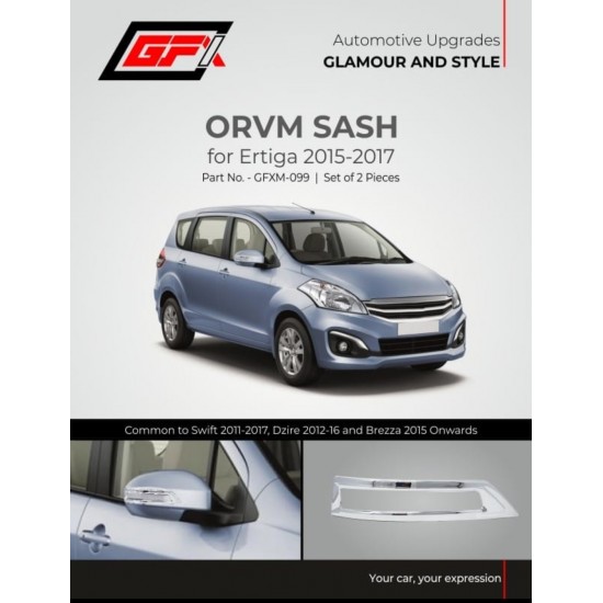 GFX Maruti Suzuki Ertiga OVRM Chrome Sash (2015-2017) 