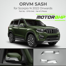 Mahindra Scorpio N OVRM Chrome Sash (2022-Onwards)   Mahindra Scorpio N OVRM Chrome Sash (2022-Onwards)