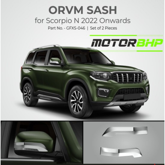  Mahindra Scorpio N OVRM Chrome Sash (2022-Onwards) 