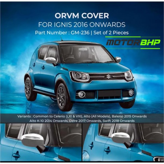 Maruti Suzuki Ignis OVRM Cover Chrome Garnish (2016-Onwards) 