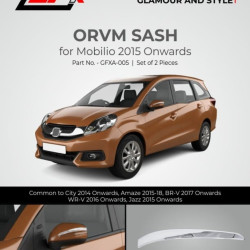 STARiD Honda Mobilio OVRM Chrome Sash (2015 Onwards)  STARiD Honda Mobilio OVRM Chrome Sash (2015 Onwards)