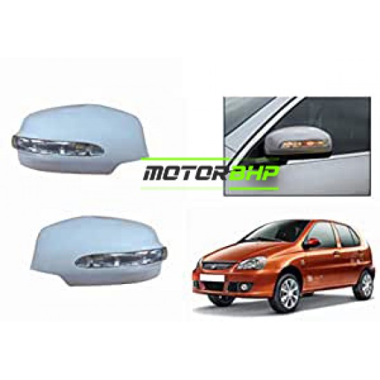 Tata Indica Chrome Ovrm Cover With Blinker Chrome (2007 Onwards)