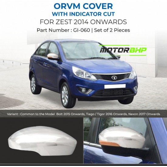 Tata Zest Chrome Ovrm Cover With Indecter Chrome (2014 Onwards)