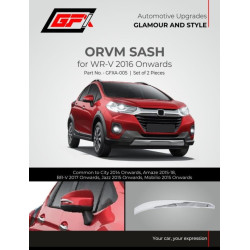 STARiD Honda WR-V OVRM Chrome Sash (2016 Onwards) 