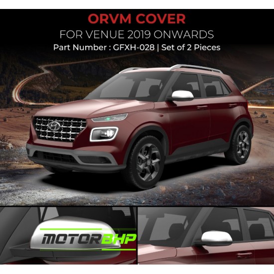 Hyundai Venue (2019 Onwards) OVRM Cover Chrome Garnish 