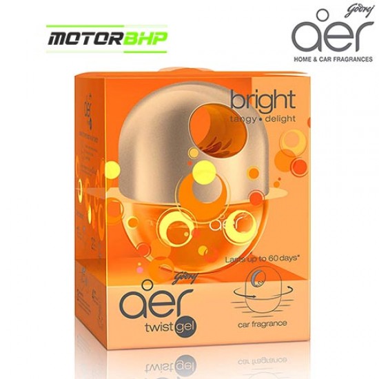 Godrej Aer Twist Car Air Freshener Bright Tangy Delight (45g)