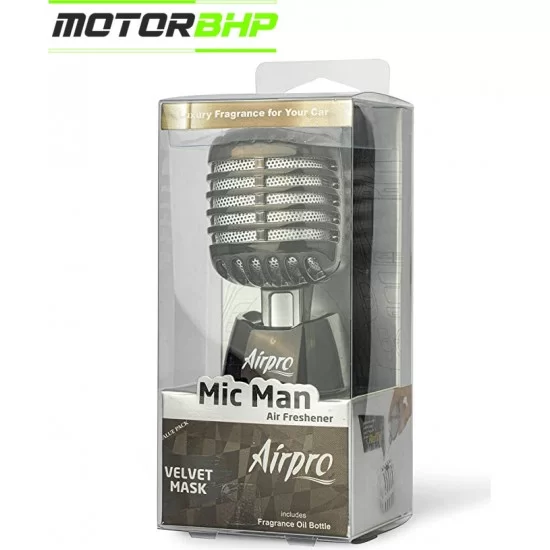 Airpro Luxury Mic Man Freshner - Velvet Mask