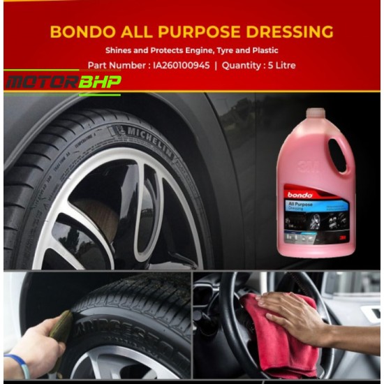 3M Car Care Bondo All Purpose Dressing (5 Litre)