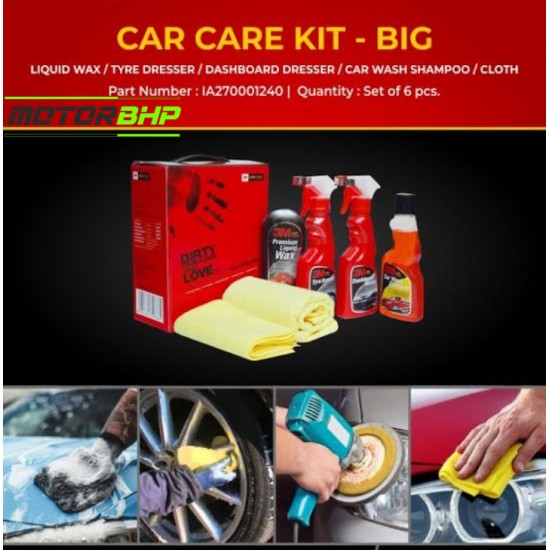 3M Car Care Kit Big Universal (Set of 6 Items)