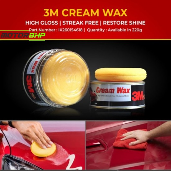 3M Car Care Cream Wax (220g) 3M Car Care Cream Wax (220g)