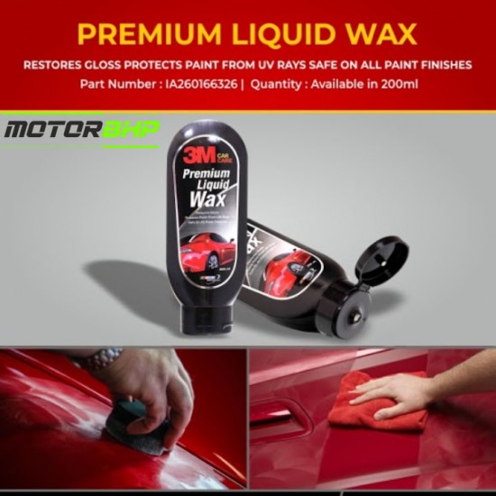3M Car Care Premium Liquid Wax (200 ml)
