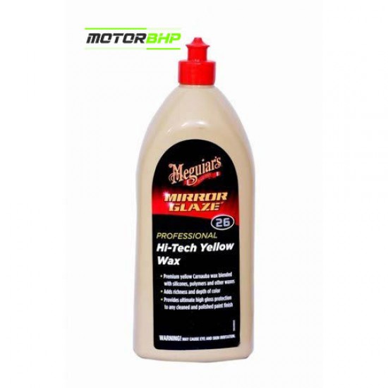 Meguiar's Mirror Glaze Professional 26 Hi- Tech Yellow Wax (1 Litre)