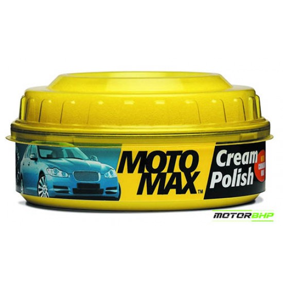 Motomax Bike & Car Polish Cream with Carnuba Wax and Micro Polishing Agents, 230 gm