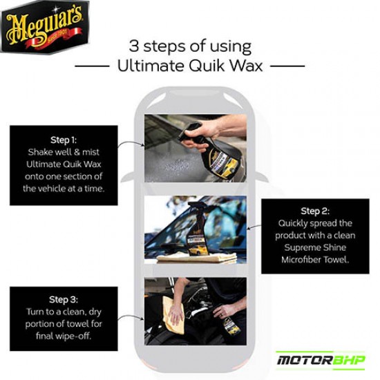 Ultimate Quick Wax Spray and Wipe for Long Lasting Protection
