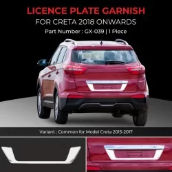 Hyundai Creta Rear Licence Plate Lamp Garnish (2018-Onwards)