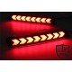 Maruti Suzuki Dzire Bumper LED Reflector Lights Moving Matrix Arrow Design (2017-Onwards)
