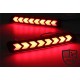 Maruti Suzuki WagonR Bumper LED Reflector Lights Moving Matrix Arrow Design (2019-Onwards)