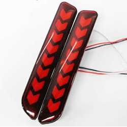 Maruti Suzuki Vitara Brezza Bumper LED Reflector Lights Moving Matrix Arrow Design Maruti Suzuki Vitara Brezza Bumper LED Reflector Lights Moving Matrix Arrow Design