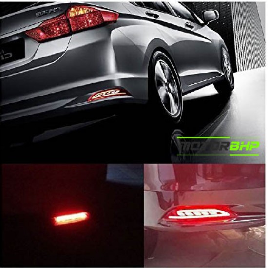  Honda City Back Bumper Reflector LED Brake Light (2014-Onwards)