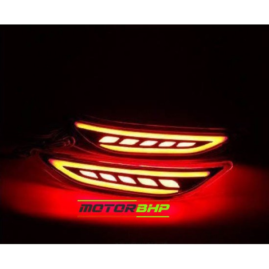  Honda City Back Bumper Reflector LED Brake Light (2014-Onwards)