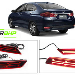 Honda City Back Bumper Reflector LED Brake Light  Honda City Back Bumper Reflector LED Brake Light