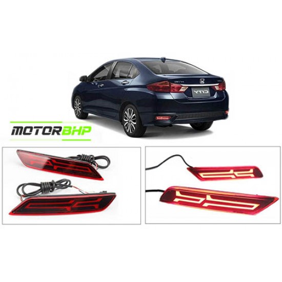  Honda City Back Bumper Reflector LED Brake Light