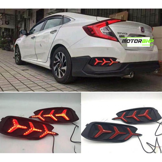 STARiD Honda CIVIC  Back Bumper Reflector LED Brake Light