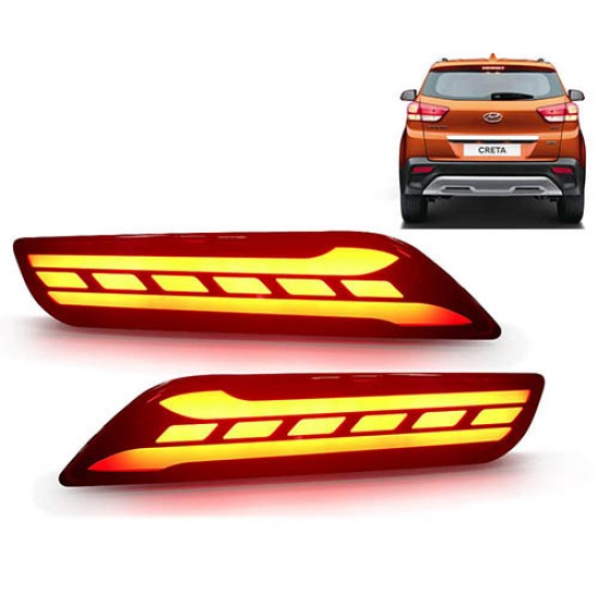  Hyundai Creta Back Bumper Reflector LED Brake Light (2018-onwards)