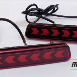Maruti Suzuki S Presso Bumper LED Reflector Lights Moving Matrix Arrow Design  Maruti Suzuki S Presso Bumper LED Reflector Lights Moving Matrix Arrow Design