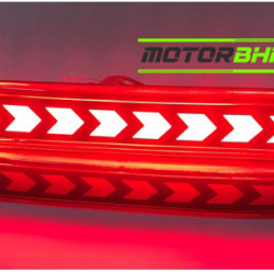Maruti Suzuki S Presso Bumper LED Reflector Lights Moving Matrix Arrow Design  Maruti Suzuki S Presso Bumper LED Reflector Lights Moving Matrix Arrow Design