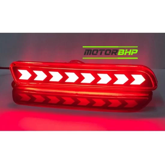 Maruti Suzuki Ritz Bumper LED Reflector Lights Moving Matrix Arrow Design 