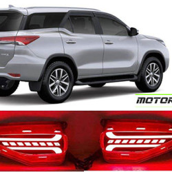 Toyota Fortuner Back Bumper Reflector LED Brake Light (2016-2018)  Toyota Fortuner Back Bumper Reflector LED Brake Light (2016-2018)