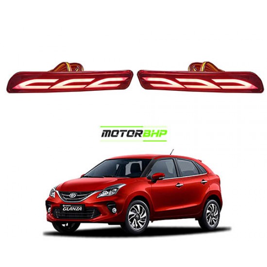 STARiD Toyota Glanza Back Bumper Reflector LED Brake Light