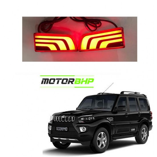  Mahindra Scorpio Back Bumper Reflector LED Brake Light