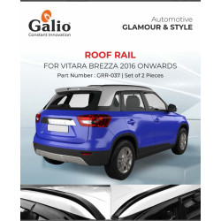 Maruti Suzuki Brezza Car Accessories Roof Rail (2016-Onwards) Black