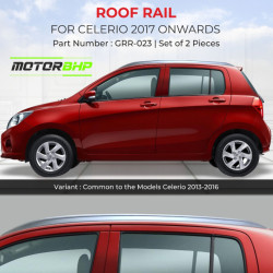 Maruti Suzuki Celerio Car Accessories Roof Rail Silver (2013-2017) Maruti Suzuki Celerio Car Accessories Roof Rail Silver (2013-2017)