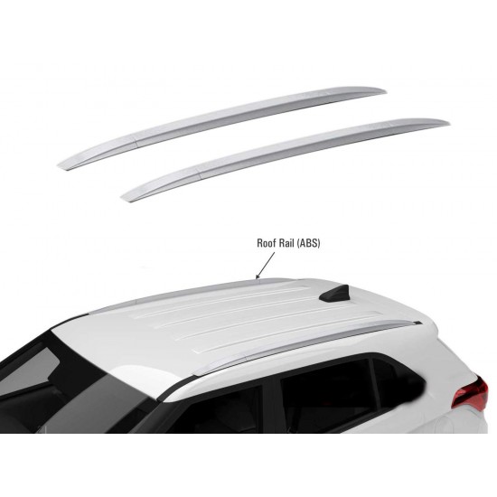  Hyundai Creta Roof Rail Silver (2018-Onwards)